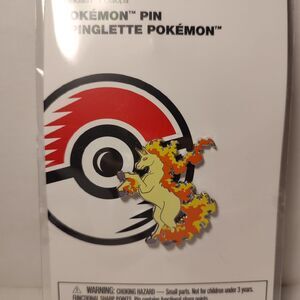Pokemon TCG Rapidash Enamel Pin Official Nintendo Collectible Metal Badge